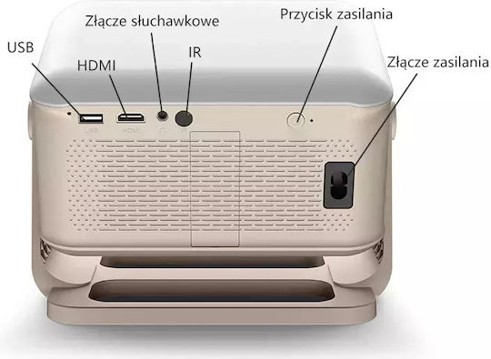 Kiano Chill Projector LCD Full HD Λάμπας LED με Wi-Fi και Ενσωματωμένα Ηχεία - Image 2