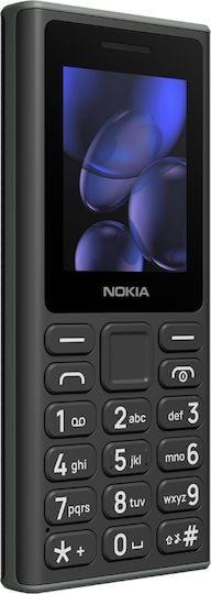 Nokia 105 (2024) Dual SIM Κινητό με Κουμπιά (Αγγλικό Μενού) Μαύρο - Image 2