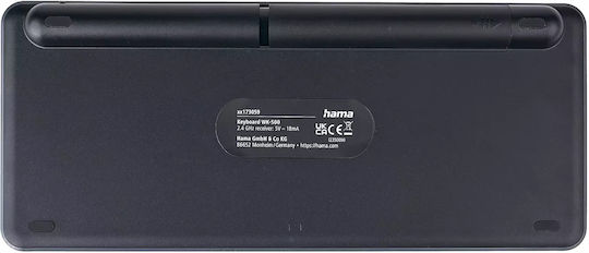 HAMA M-D WK-500 Ασύρματο Bluetooth Πληκτρολόγιο Αγγλικό US - Image 4