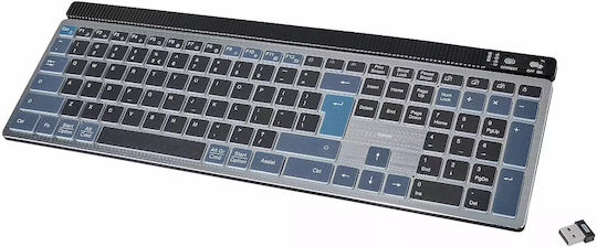 HAMA WK-750 Ασύρματο Bluetooth Πληκτρολόγιο Αγγλικό US - Image 6