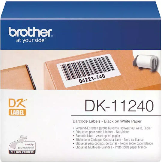 Brother DK-11240 600 Αυτοκόλλητες Ετικέτες σε Ρολό για Εκτυπωτή Ετικετών 102x51mm - Image 5