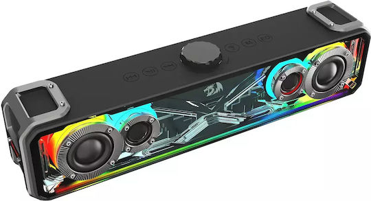 Redragon Surge GS817 Ασύρματα Ηχεία Υπολογιστή 2.0 με RGB Φωτισμό και Bluetooth Ισχύος 30W σε Μαύρο Χρώμα - Image 6