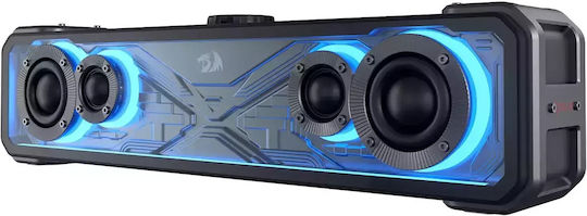 Redragon Surge GS817 Ασύρματα Ηχεία Υπολογιστή 2.0 με RGB Φωτισμό και Bluetooth Ισχύος 30W σε Μαύρο Χρώμα - Image 7