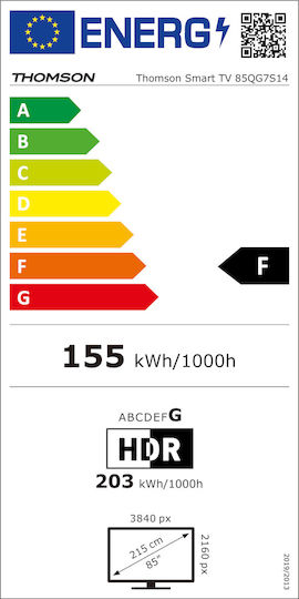 Thomson Smart Τηλεόραση 85" 4K UHD QLED 85QG7S14 HDR (2024) - Image 2