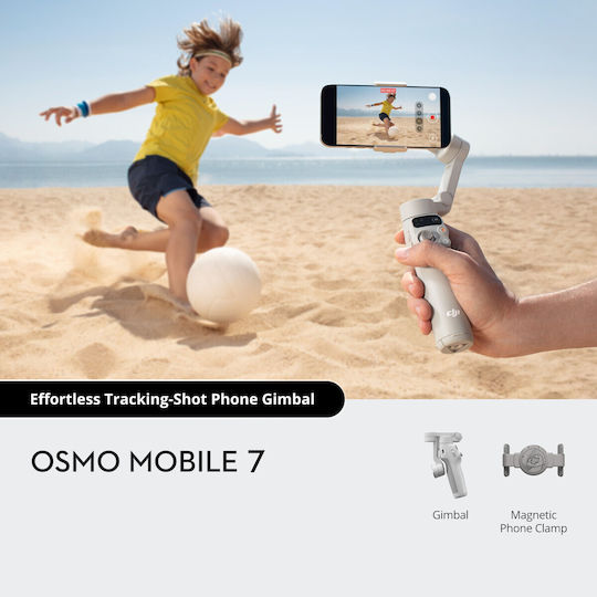 DJI Osmo Mobile 7 Gimbal Κινητού με Σταθεροποιητή 3 Αξόνων και 10 ώρες λειτουργίας Λευκό - Image 6