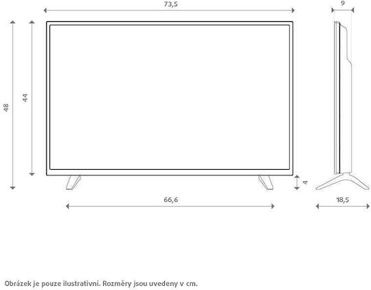 Hyundai Smart Τηλεόραση 32" HD Ready LED HLA32339 HDR (2023) - Image 3