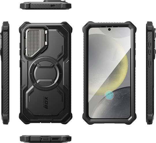 Supcase 360 Full Cover Πλαστικό / Σιλικόνης Μαύρο (Galaxy S25+) - Image 7