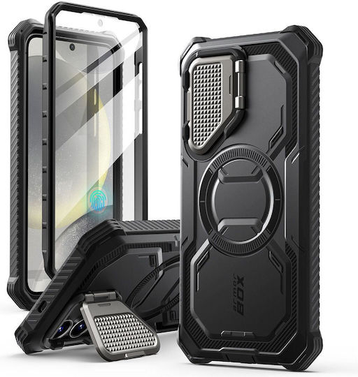 Supcase 360 Full Cover Πλαστικό / Σιλικόνης Μαύρο (Galaxy S25+) - Image 8