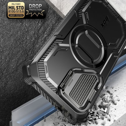 Supcase 360 Full Cover Πλαστικό / Σιλικόνης Μαύρο (Galaxy S25+) - Image 11