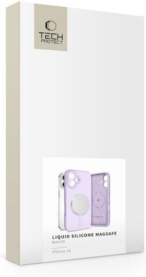 Tech-Protect Liquid Magsafe Back Cover Σιλικόνης Μωβ (iPhone 16) - Image 4