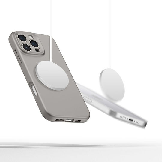 Tech-Protect Liquid Magsafe Back Cover Σιλικόνης Γκρι (iPhone 16 Pro Max) - Image 2