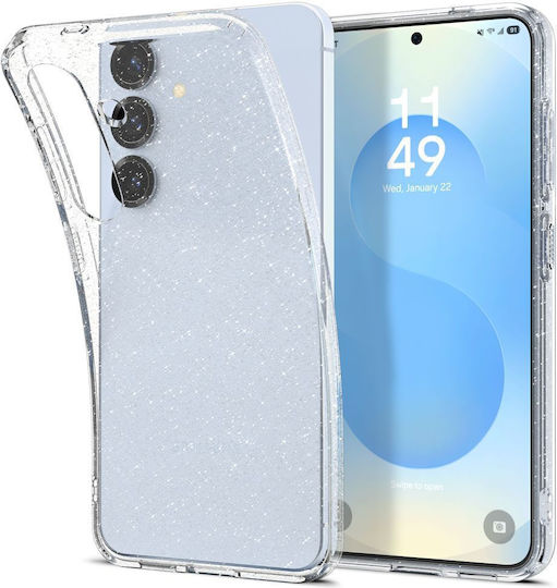 Spigen Liquid Crystal Back Cover Σιλικόνης 0.3mm Διάφανο (Galaxy S25) ACS08997 - Image 2