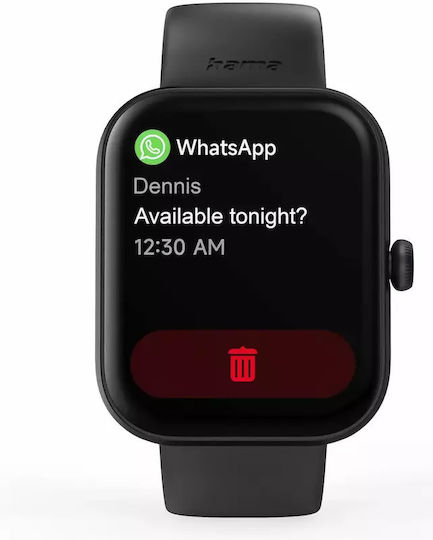 HAMA 5000 47mm Smartwatch με Παλμογράφο (Μαύρο) - Image 7