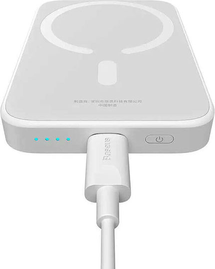 Baseus Mini MagSafe Power Bank 6000mAh 20W με Θύρα USB-C Λευκό - Image 5