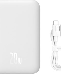 Alternative view of Baseus Mini MagSafe Power Bank 6000mAh 20W με Θύρα USB-C Λευκό