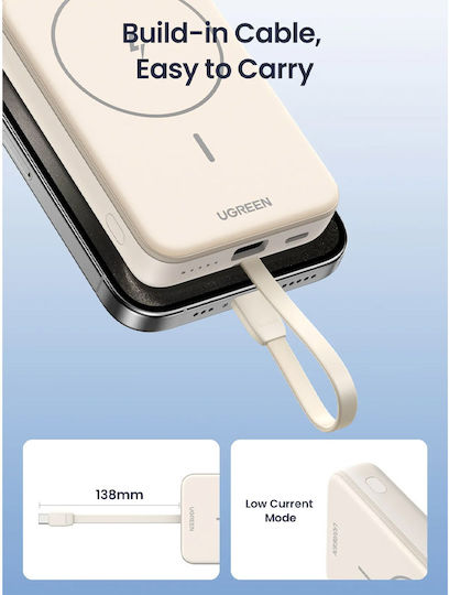 Ugreen PB760 MagSafe Power Bank 10000mAh 20W με Θύρα USB-C Λευκό - Image 11