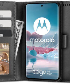 Alternative view of Tech-Protect Matte Wallet Δερμάτινο Μαύρο (Motorola Moto G05, Motorola Moto E15)