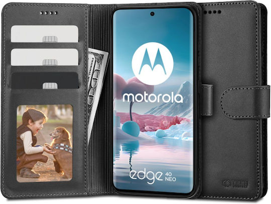 Tech-Protect Matte Wallet Δερμάτινο Μαύρο (Motorola Moto G05, Motorola Moto E15) - Image 2
