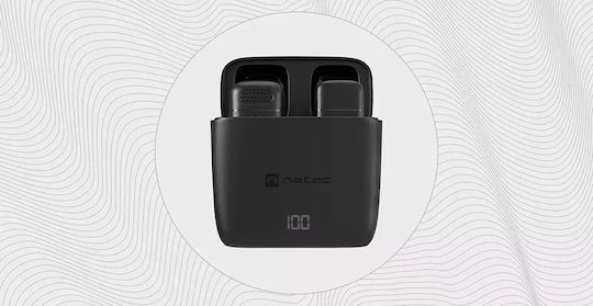 Natec Hopper Tie Ασύρματο Πυκνωτικό Μικρόφωνο Πέτου, Clip On Δημοσιογραφικό - Image 4