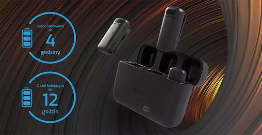 Natec Hopper Tie Σετ Ασύρματο Πυκνωτικό Μικρόφωνο Πέτου, Clip On Δημοσιογραφικό - Image 2