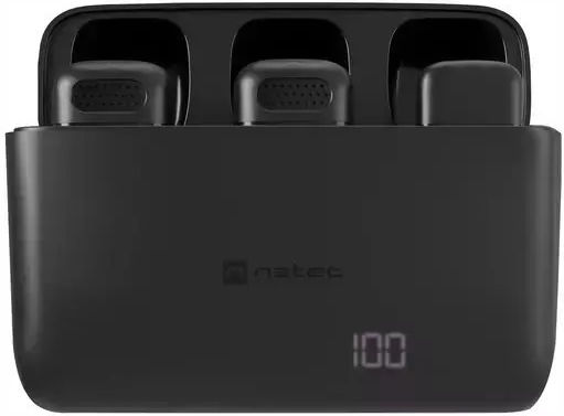 Natec Hopper Tie Σετ Ασύρματο Πυκνωτικό Μικρόφωνο Πέτου, Clip On Δημοσιογραφικό - Image 6