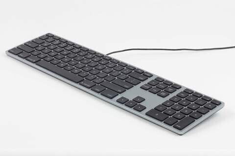 Matias Wired RGB Backlit Aluminum Keyboard for Mac Πληκτρολόγιο Αγγλικό UK Συμβατό με Mac Γκρι - Image 5