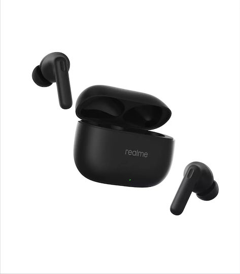 Realme Buds T310 Bluetooth Handsfree Ακουστικά με Αντοχή στον Ιδρώτα και Θήκη Φόρτισης Vibrant Black - Image 2