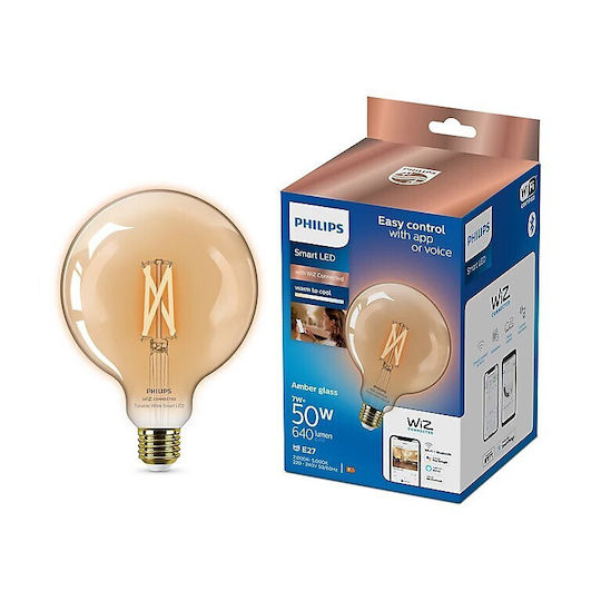 Philips Smart Λάμπα LED 7W για Ντουί E27 και Σχήμα G125 Θερμό Λευκό 640lm Dimmable 929003017921 - Image 2