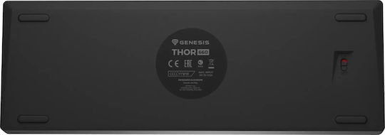 Genesis Thor 660 G2 Gaming Μηχανικό Πληκτρολόγιο 60% με Gateron Red διακόπτες και RGB φωτισμό (Αγγλικό US) - Image 6