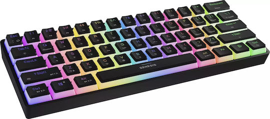 Genesis Thor 660 G2 Gaming Μηχανικό Πληκτρολόγιο 60% με Gateron Red διακόπτες και RGB φωτισμό (Αγγλικό US) - Image 9