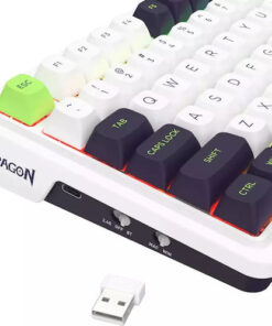 Alternative view of Redragon K686WBG-RGB-MAX Ασύρματο Gaming Μηχανικό Πληκτρολόγιο με RGB φωτισμό (Αγγλικό US) Πράσινο
