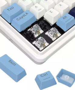 Alternative view of Redragon Antonium Pro Leopard Ασύρματο Gaming Μηχανικό Πληκτρολόγιο Tenkeyless με RGB φωτισμό (Αγγλικό US) Λευκό
