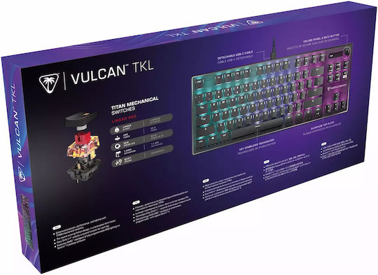 Roccat Vulcan TKL Gaming Πληκτρολόγιο Tenkeyless με RGB φωτισμό (Αγγλικό US) - Image 8