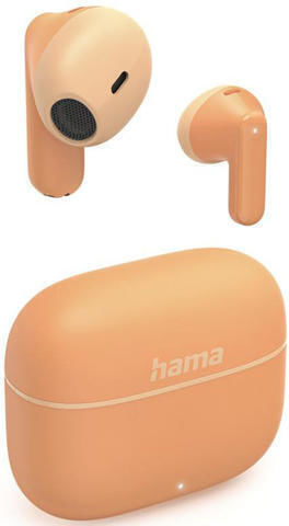 HAMA Freedom Light II Earbud Bluetooth Handsfree Ακουστικά με Θήκη Φόρτισης Πορτοκαλί - Image 2