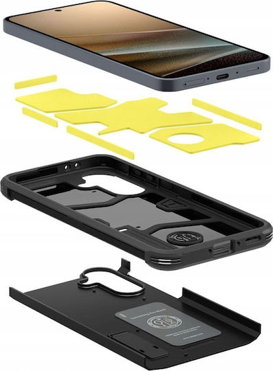Spigen Tough Armor Back Cover Πλαστικό / Σιλικόνης 0.3mm Μαύρο (Samsung Galaxy A36 5G) ACS09166 - Image 7