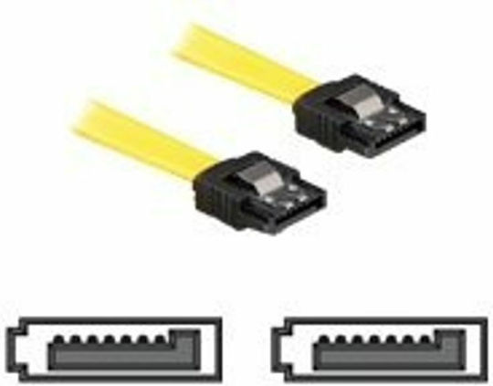 DeLock 7-Pin SATA II - 7-Pin SATA II Cable 50cm Κίτρινο (82477) - Image 4