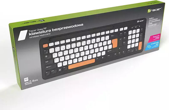 Tracer Greg RF Ασύρματο Πληκτρολόγιο Αγγλικό US - Image 3
