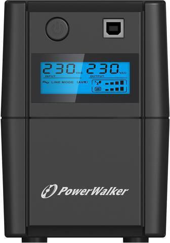 Powerwalker VI 650 SHL Schuko FR UPS Line-Interactive 650VA 360W με 2 Schuko Πρίζες - Image 4