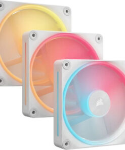 Alternative view of Corsair iCUE LINK LX120-R Case Fan με RGB Φωτισμό 3τμχ Λευκό