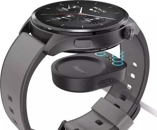 HAMA 9000 47mm Smartwatch με SIM και Παλμογράφο (Γκρι) - Image 6