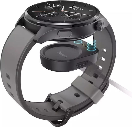 HAMA 9000 47mm Smartwatch με SIM και Παλμογράφο (Γκρι) - Image 10