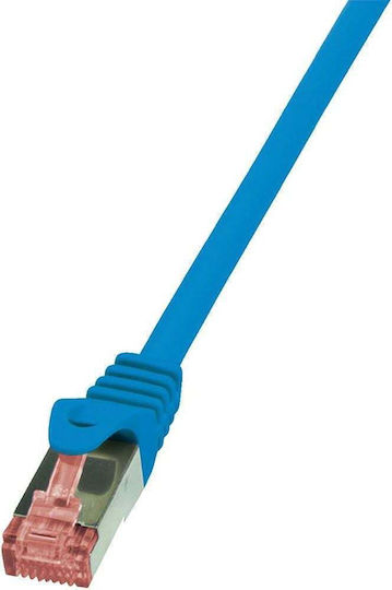 LogiLink S/FTP Cat.6 Καλώδιο Δικτύου Ethernet 2m Μπλε 1τμχ CQ2056S