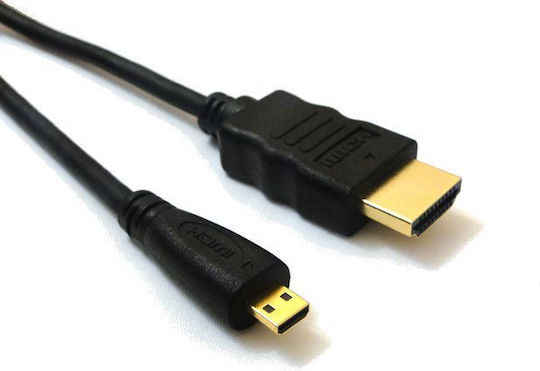 LogiLink CH0032 HDMI 1.4 Cable HDMI male - micro HDMI male 2m Μαύρο CH0032 - Image 3
