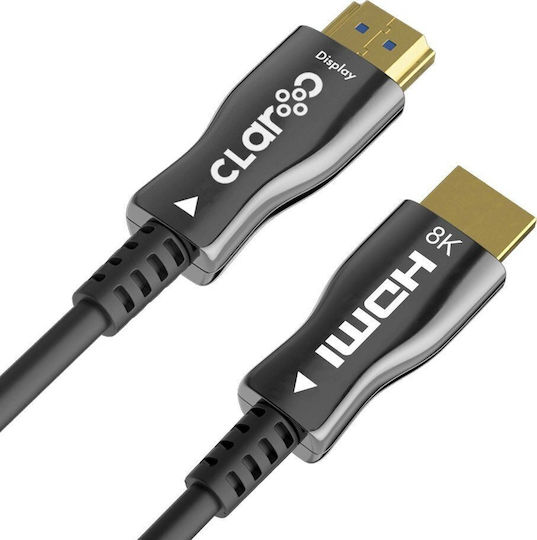 Claroc HDMI 2.1 Cable HDMI male - HDMI male 70m Μαύρο (FEN-HDMI-21-70M) - Image 3
