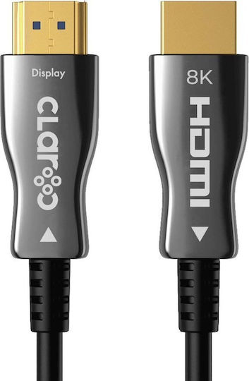 Claroc HDMI 2.1 Cable HDMI male - HDMI male 70m Μαύρο (FEN-HDMI-21-70M) - Image 4