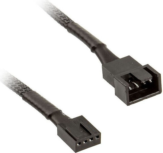 Akasa 4-Pin Molex - 4-Pin Molex Cable 0.3m Μαύρο AK-CBFA01-30 - Image 3