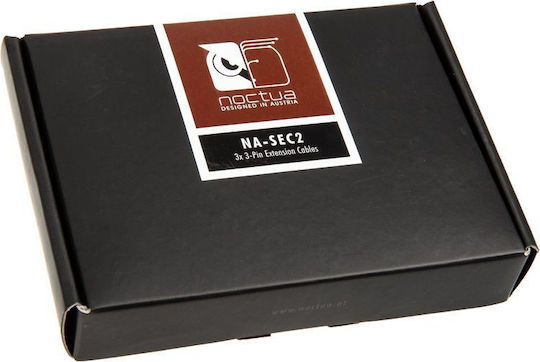 Noctua Extension Cord Housing Na Sec2 3 Pin 3-Pin Fan - 3-Pin Fan Cable 0.3m Μαύρο NA-SEC2 - Image 4