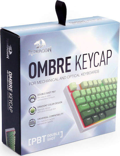 Redragon A140 Keycap Ombre Green 28.13.0016 - Image 8