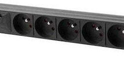 Lanberg Πολύπριζο Rack PDU-05E-0200-IEC-BK 1τμχ