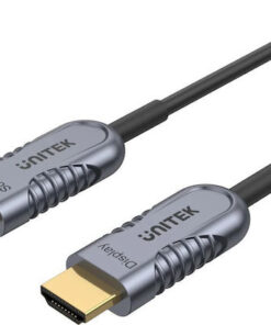 Alternative view of Unitek HDMI 2.1 Cable HDMI male - HDMI male 80m Μαύρο (C11055DGY)